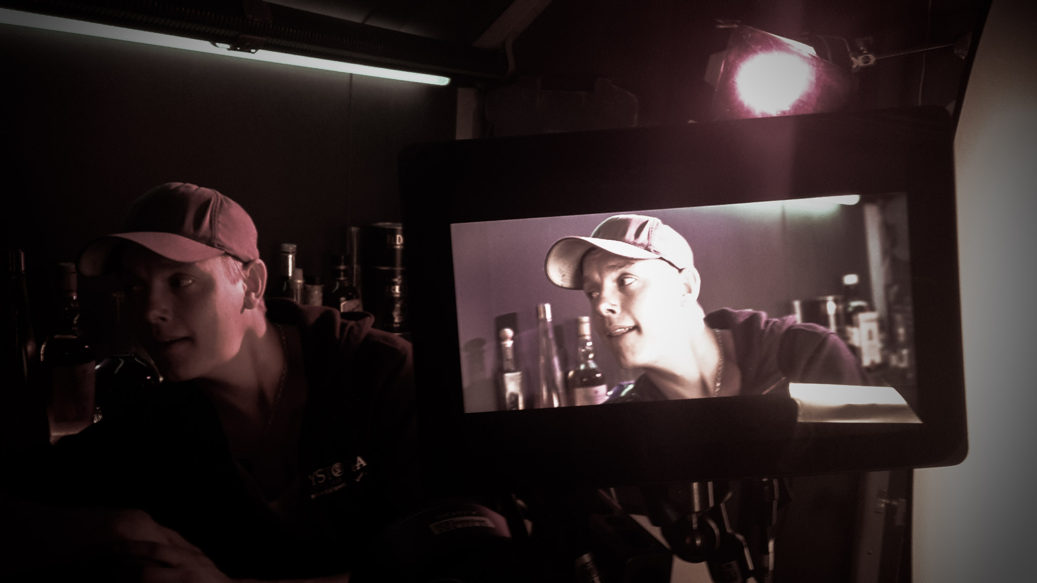 Working as MUA at a small Space-comedy production.